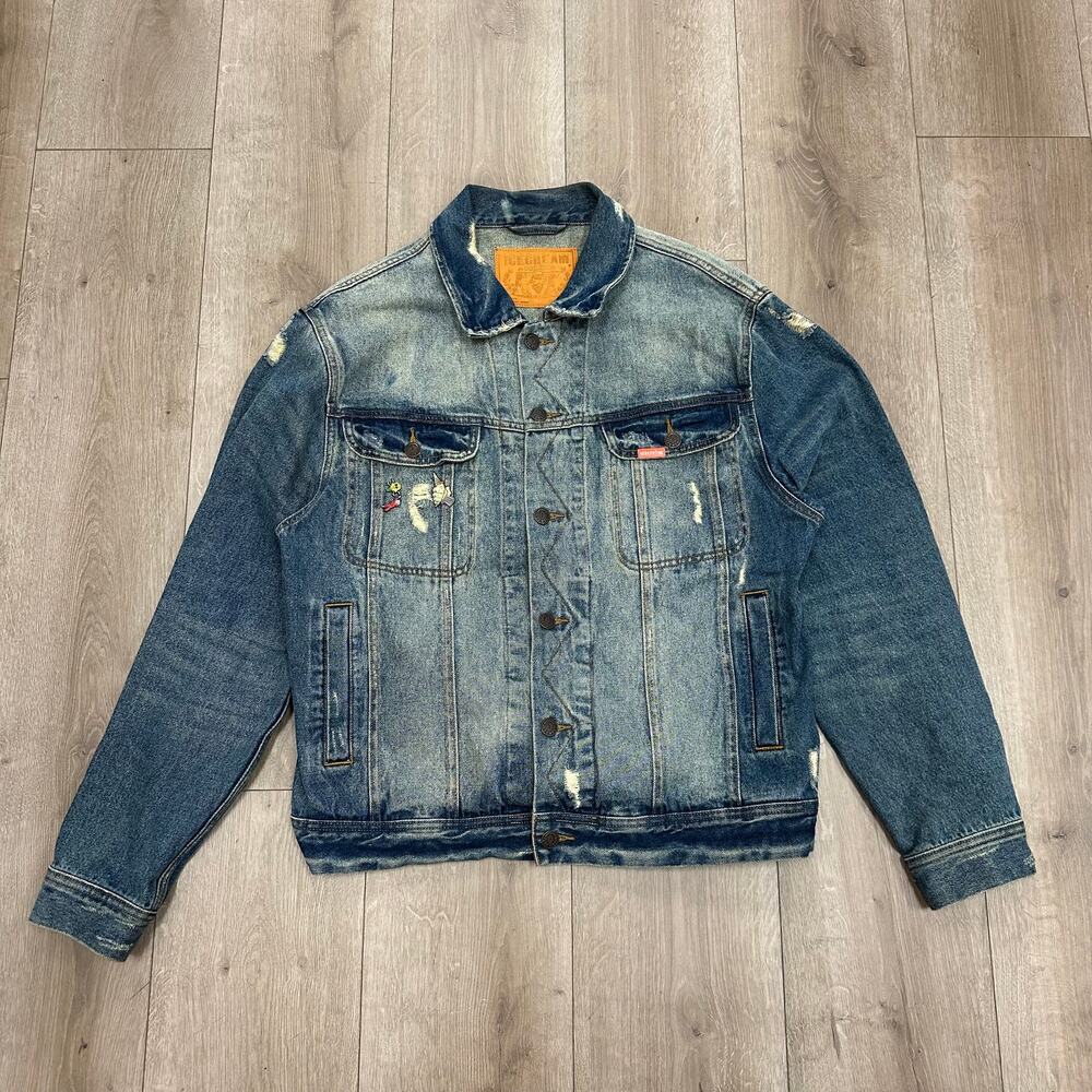 SS22 Icecream Mamba Denim Jacket Blue Wash sizer XL B23